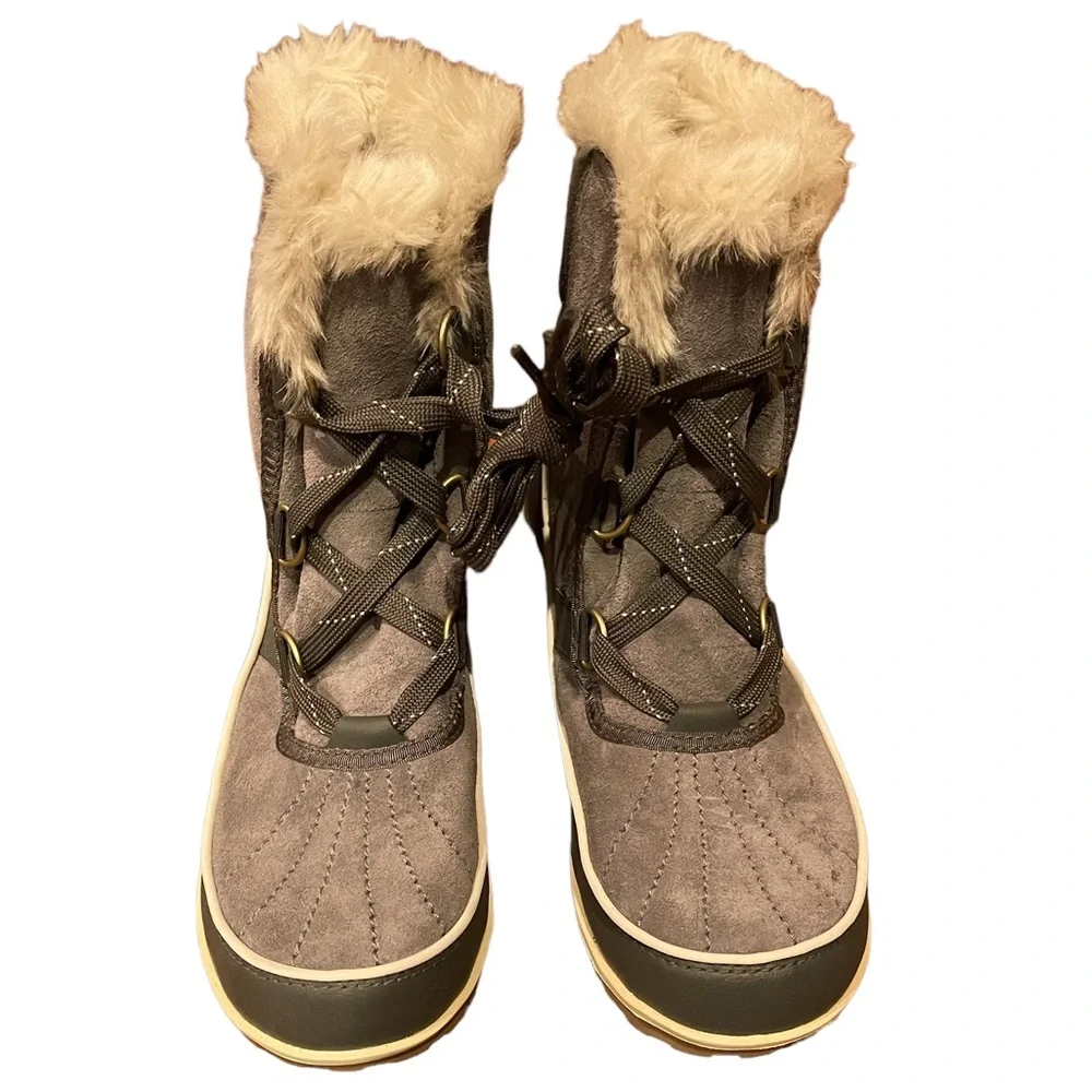 Women’s‎ SOREL Tivoli II gray winter snow boots, 10.5 bbc NWT
